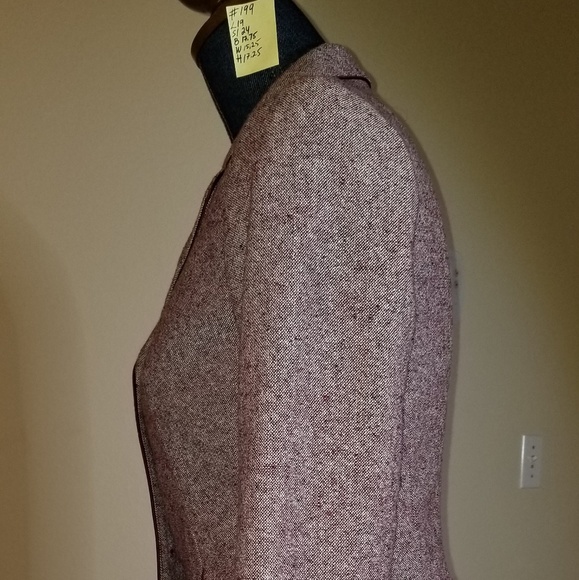 ✅#199 N W/O T Sm Halogen burgundy/off-white tweed - Picture 8 of 12